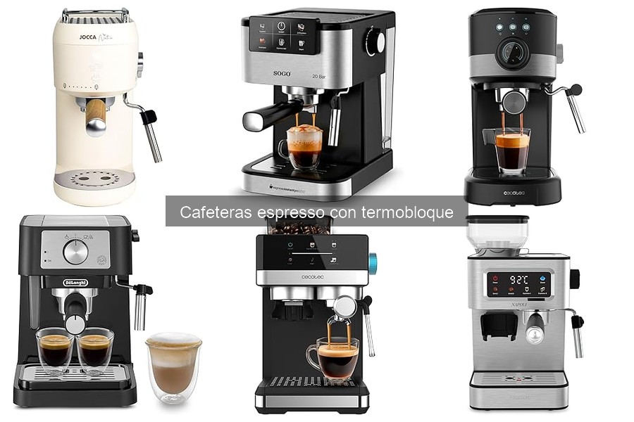 ¿Qué es una cafetera espresso con termobloque?