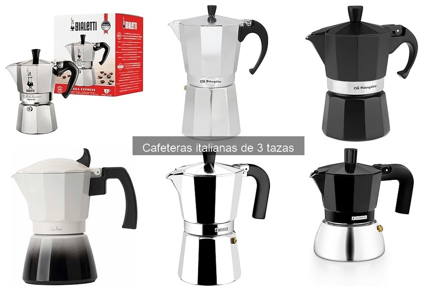 ¿Qué es una cafetera italiana de 3 tazas? Guía fácil