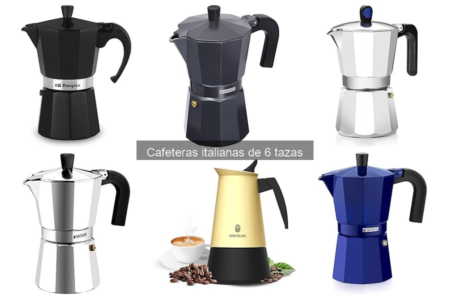 ¿Qué es una cafetera italiana de 6 tazas? Características y Usos
