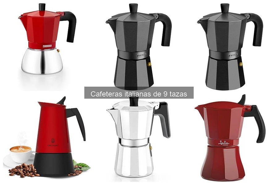 ¿Qué es una cafetera italiana de 9 tazas? Guía básica