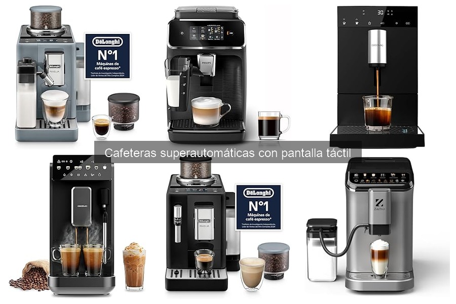 ¿Qué es una cafetera superautomática con pantalla táctil?