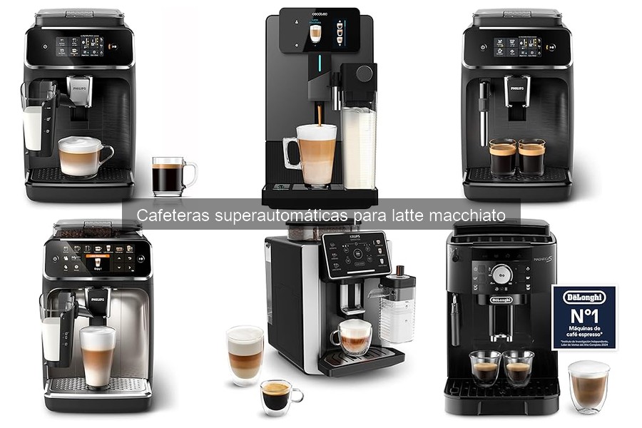 ¿Qué es una cafetera superautomática para latte macchiato?
