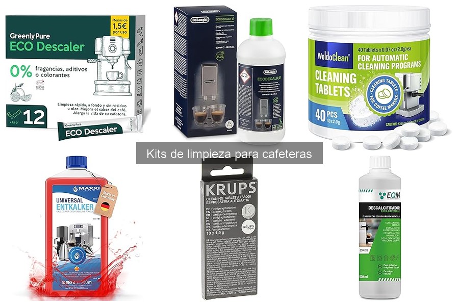 ¿Qué incluye un kit de limpieza para cafeteras?