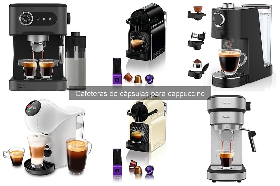 ¿Qué son las cafeteras de cápsulas para cappuccino?