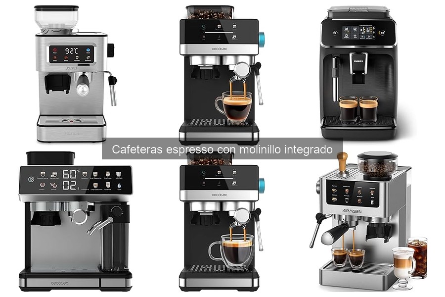 ¿Qué son las cafeteras espresso con molinillo integrado?