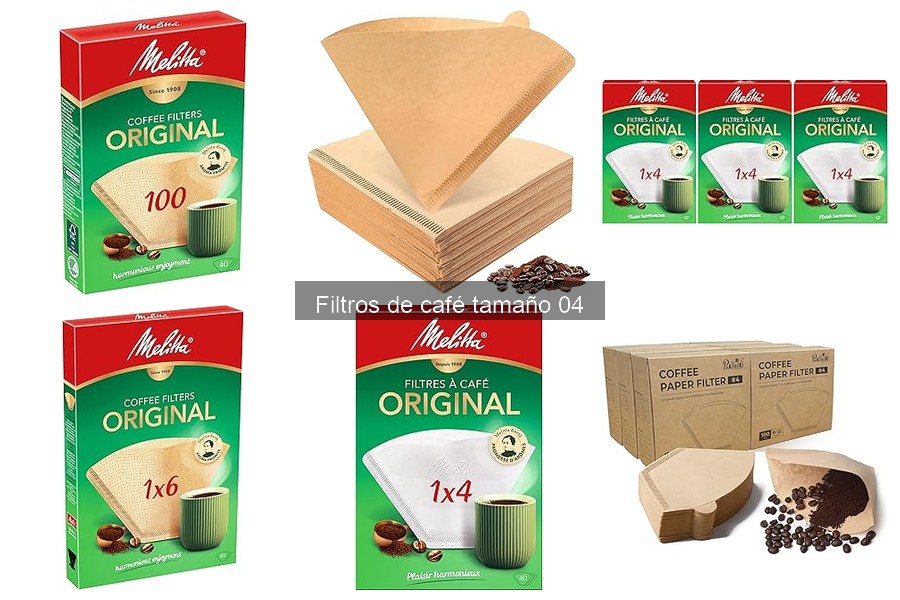 ¿Qué son los filtros de café tamaño 04? Guía completa