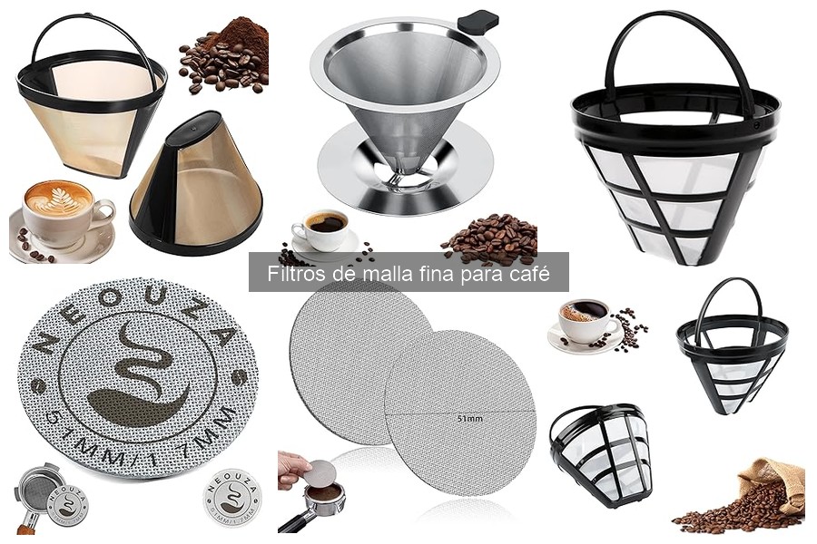 ¿Qué son los filtros de malla fina para café?