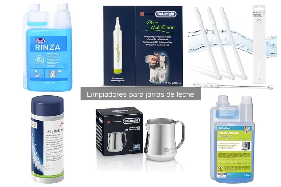 ¿Qué son los limpiadores para jarras de leche y cómo funcionan?