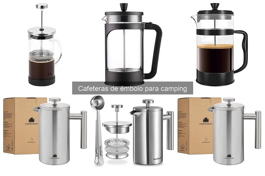 ¿Qué tamaño de cafetera de émbolo elegir para camping?