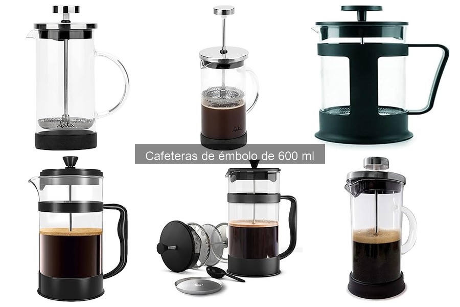 Recetas de café con cafeteras de émbolo de 600 ml