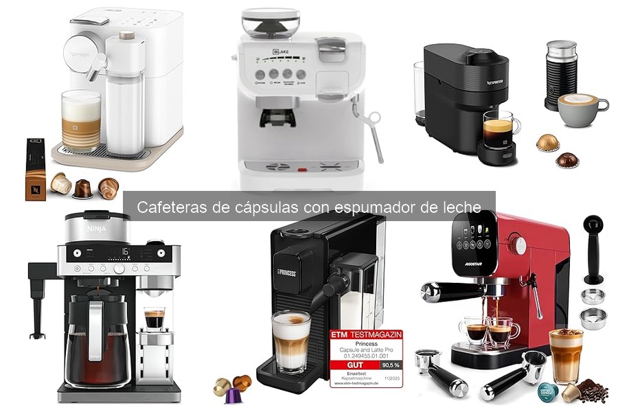 Recetas deliciosas con cafeteras de cápsulas y espumador