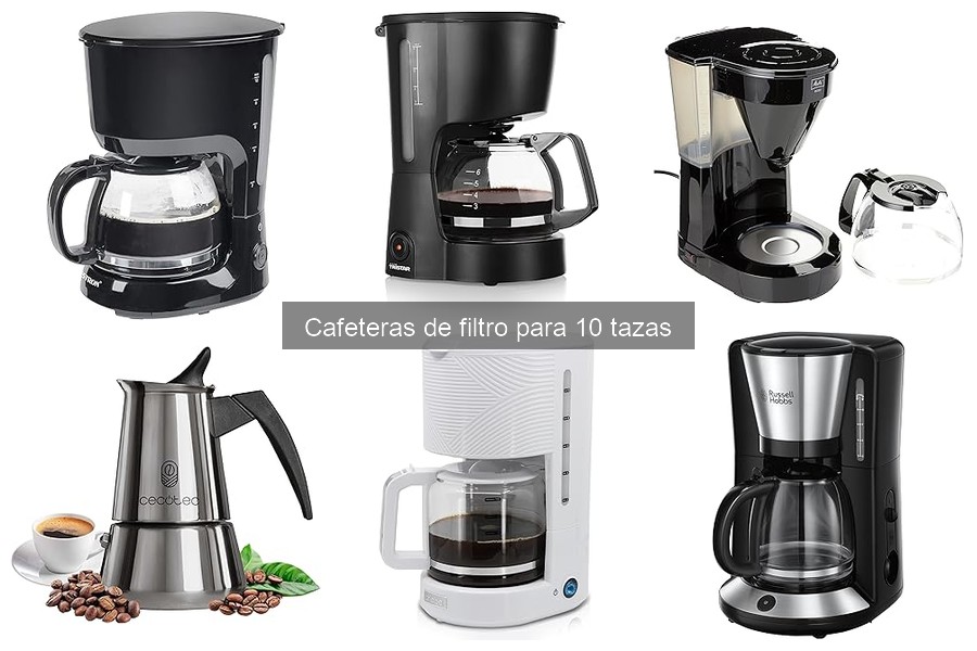 Recetas fáciles de café para cafetera de filtro de 10 tazas