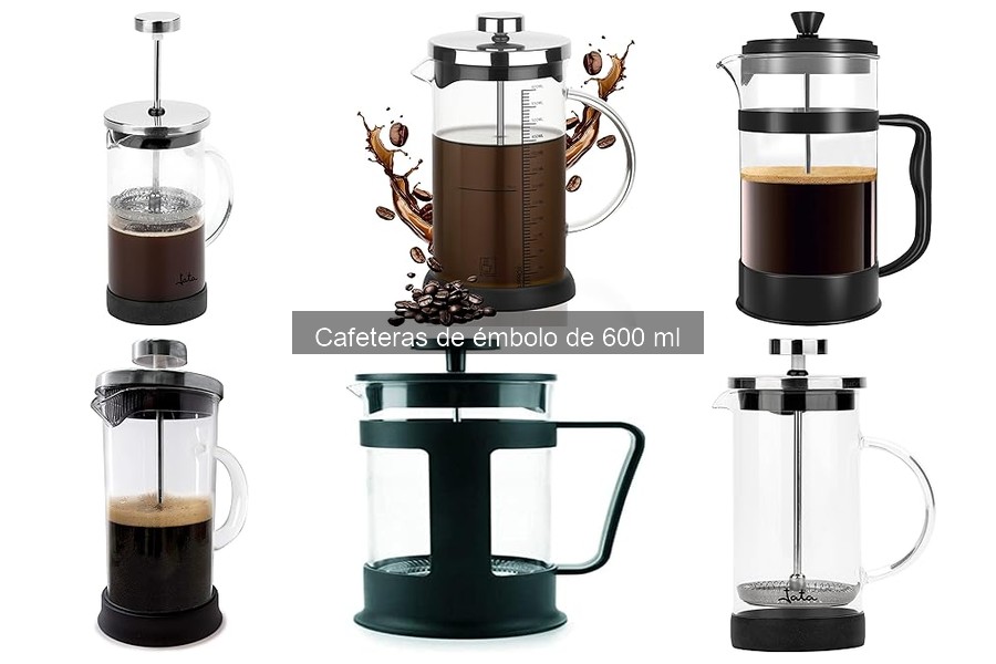 Soluciona los problemas comunes de cafeteras de émbolo 600 ml