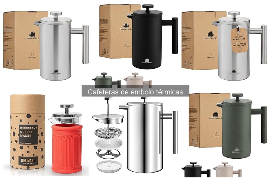 Soluciona problemas comunes de cafeteras de émbolo térmicas