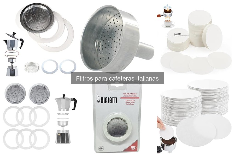 ¿Son los filtros de papel una buena opción para cafeteras italianas?
