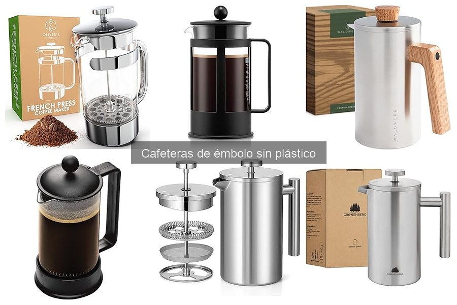 ¿Son seguras las cafeteras de émbolo sin plástico?