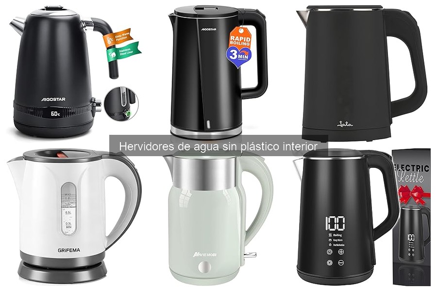 Tarifas y precios de hervidores de agua sin plástico interior