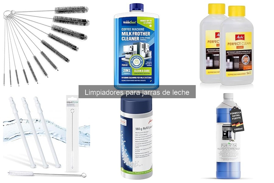 Tiempo ideal para limpiadores de jarras de leche