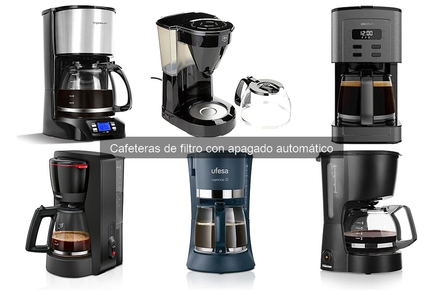 Tipos de cafeteras de filtro con apagado automático: Guía completa
