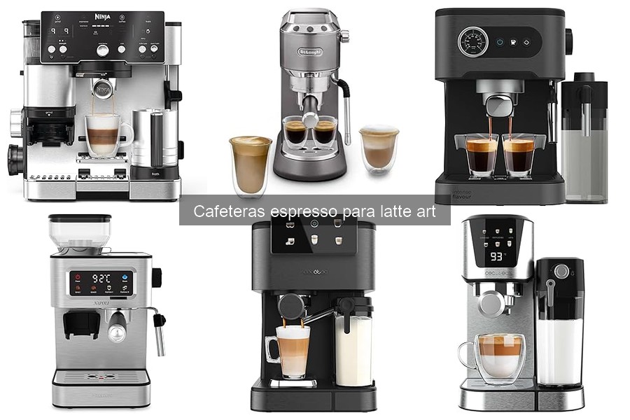 Tipos de cafeteras espresso para perfeccionar el latte art