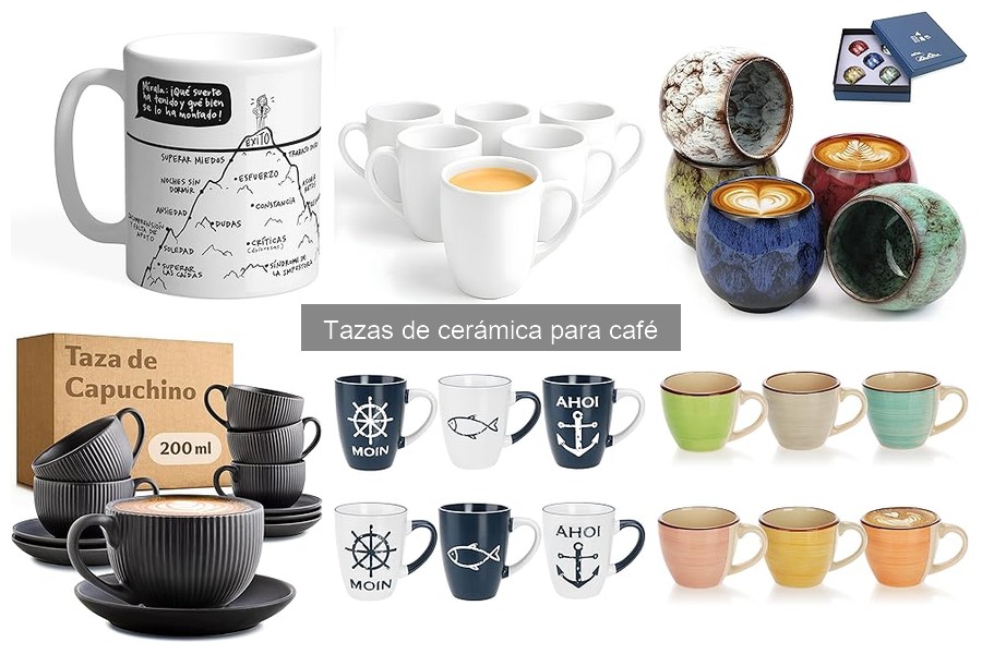 Tipos de cerámica para tazas de café: propiedades y características