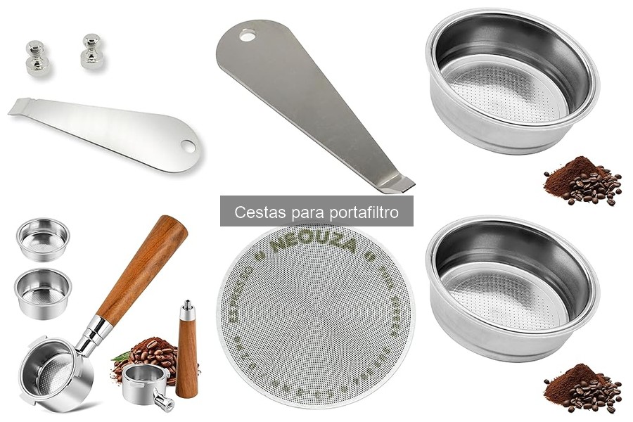 Tipos de cestas para portafiltro: guía de materiales y usos