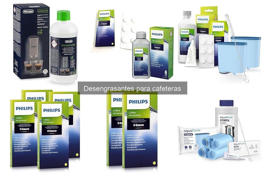 Tipos de desengrasantes para cafeteras: guía completa