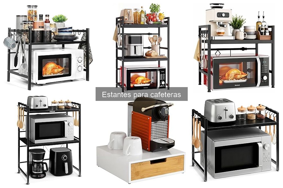 Tipos de estantes para cafeteras: ¿Cuál elegir?