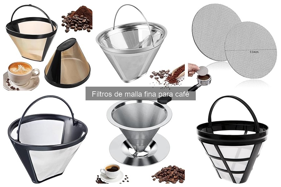 Tipos de filtros de malla fina para café: guía completa