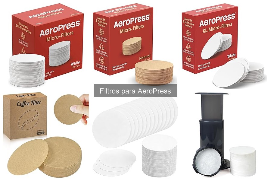 Tipos de filtros para AeroPress: Papel, Metal y Tela