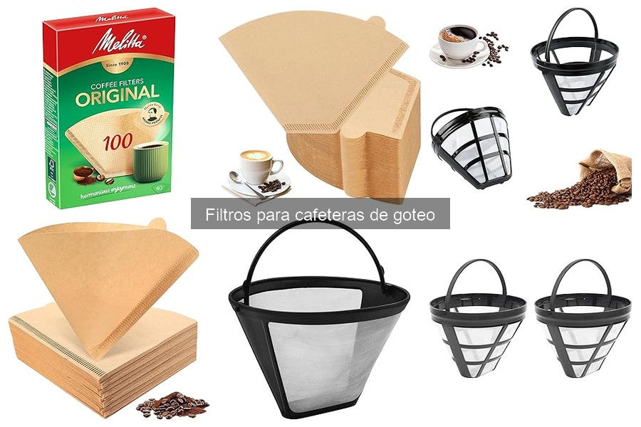 Tipos de filtros para cafeteras de goteo: guía completa