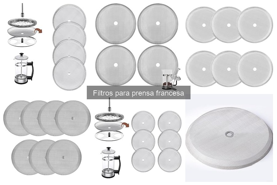 Tipos de filtros para prensa francesa: metal, papel y nylon