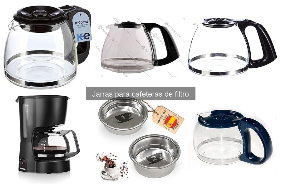 Tipos de jarras para cafeteras de filtro: Características y usos