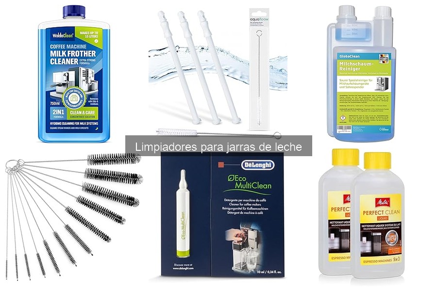 Tipos de limpiadores para jarras de leche: ¡Encuentra el ideal!