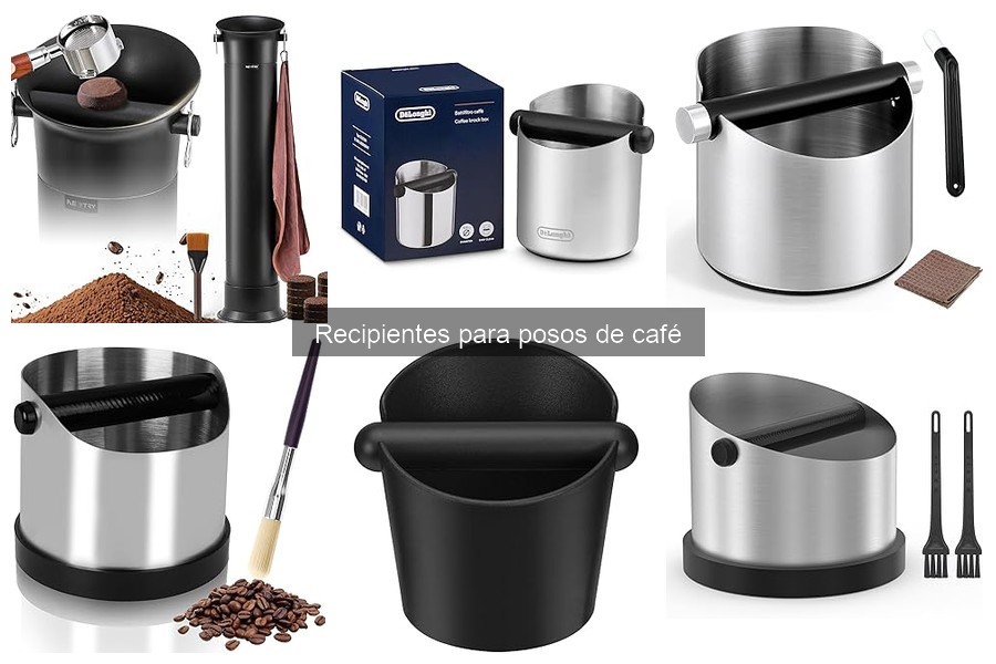 Tipos de recipientes para posos de café: características y usos