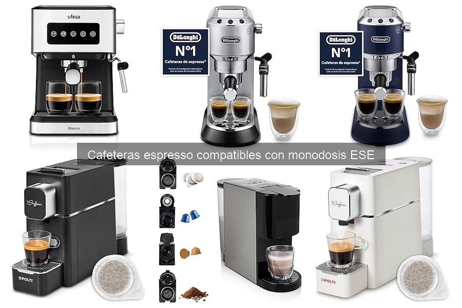 Todo sobre cafeteras espresso compatibles con monodosis ESE