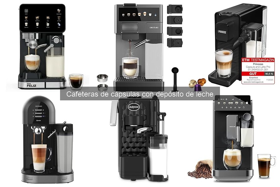 ¿Valen la pena las cafeteras de cápsulas con depósito de leche?
