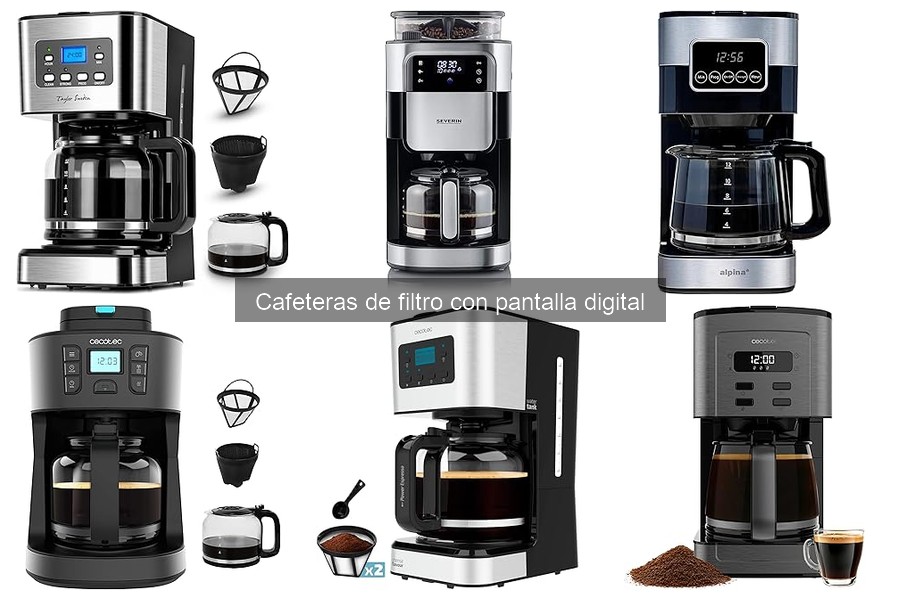 Ventajas de las cafeteras de filtro con pantalla digital