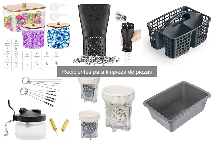 Ventajas de utilizar recipientes para limpieza de piezas