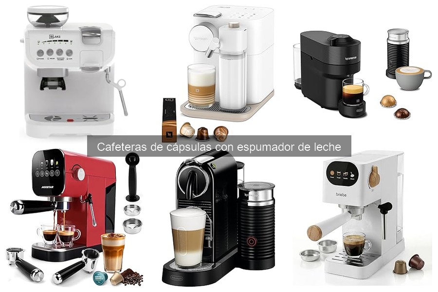 Ventajas y desventajas de cafeteras de cápsulas con espumador