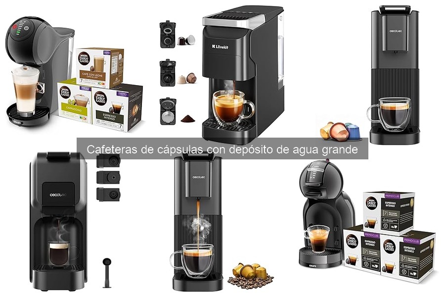 Ventajas y desventajas de cafeteras de cápsulas con gran depósito