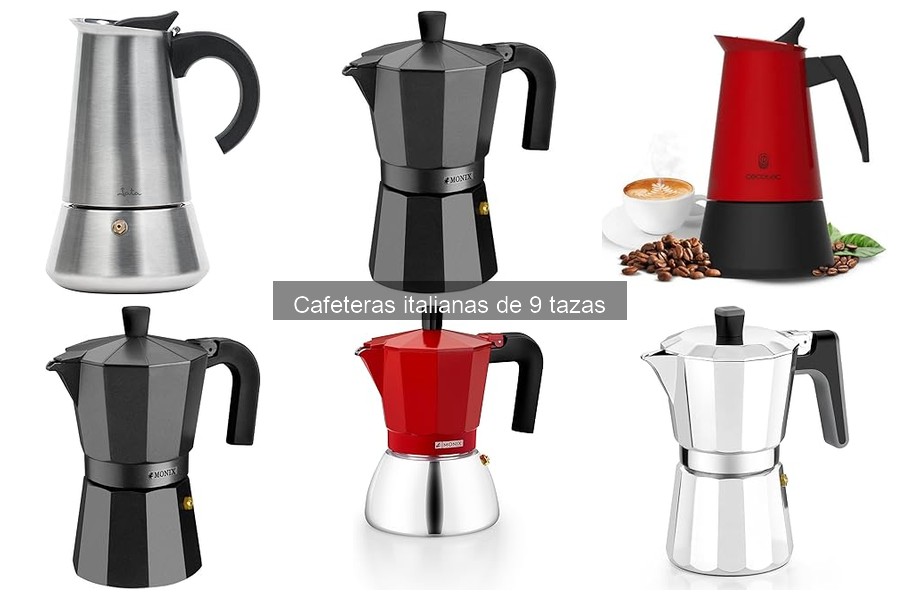 Ventajas y desventajas de cafeteras italianas de 9 tazas