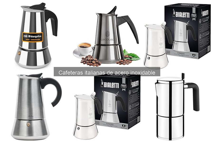 Ventajas y desventajas de cafeteras italianas de acero inoxidable
