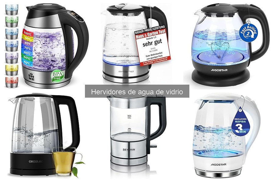Ventajas y desventajas de hervidores de agua de vidrio