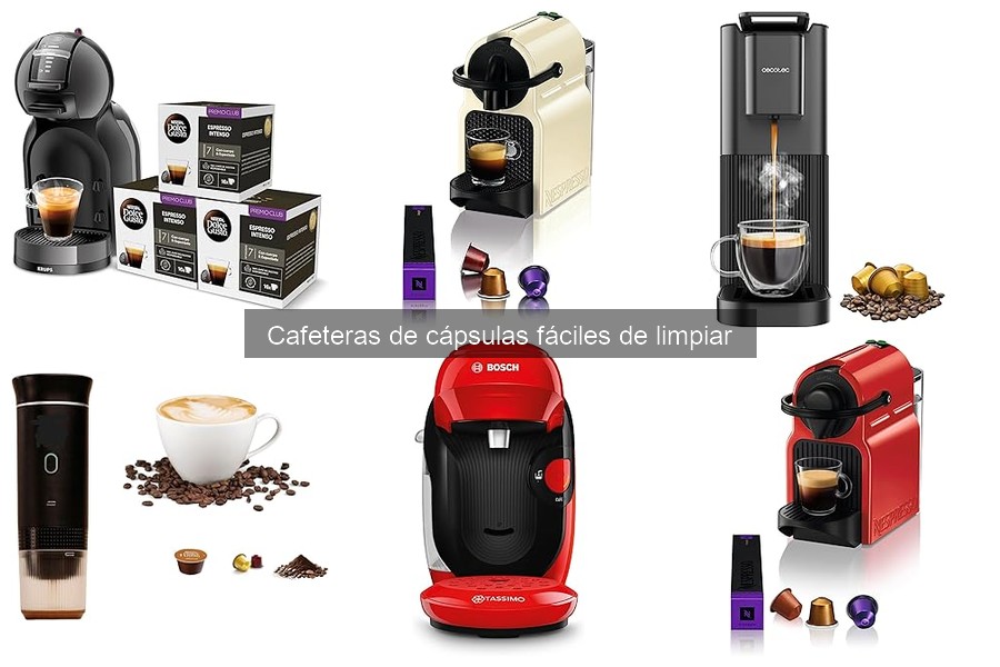 Ventajas y desventajas de las cafeteras de cápsulas fáciles de limpiar