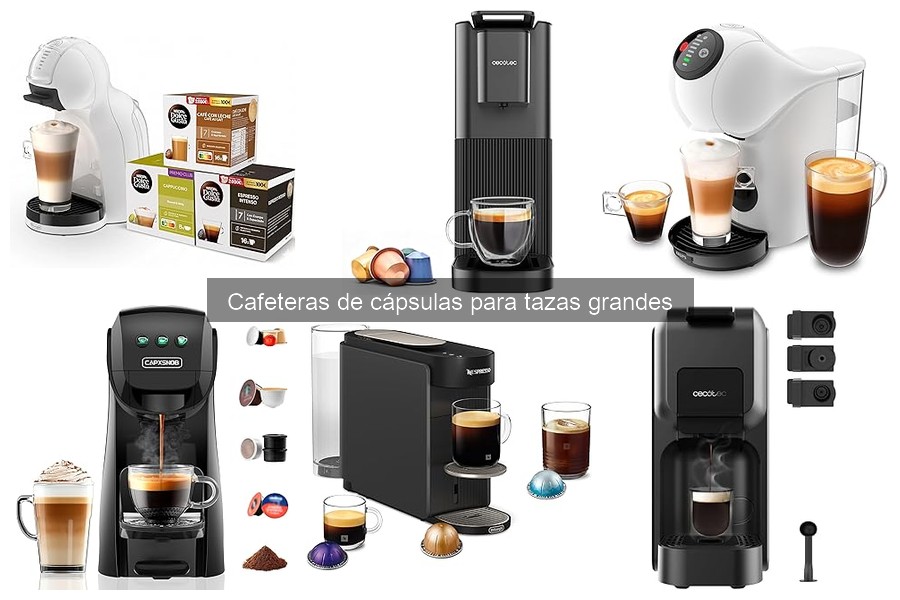 Ventajas y desventajas de las cafeteras de cápsulas grandes