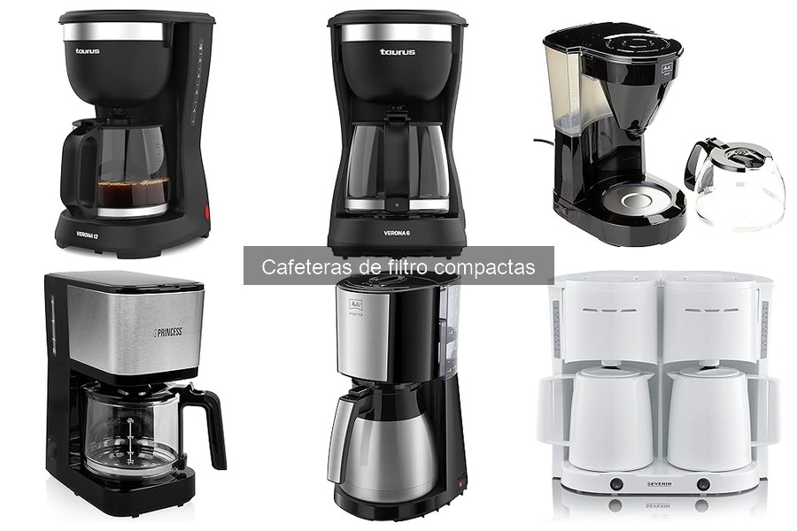 Ventajas y desventajas de las cafeteras de filtro compactas