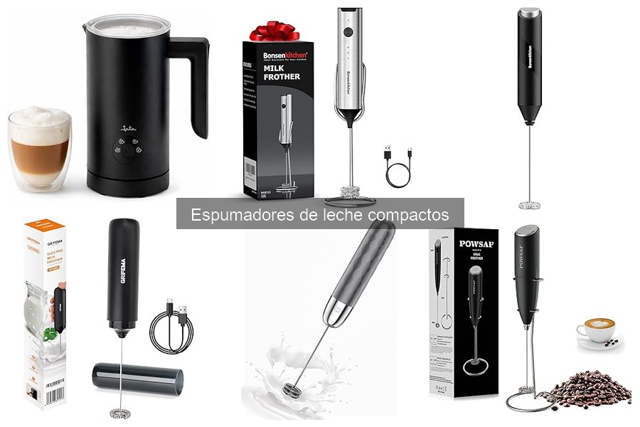 Ventajas y desventajas de los espumadores de leche compactos